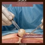 تخلیه‌ ی انواع کیست با جراحی